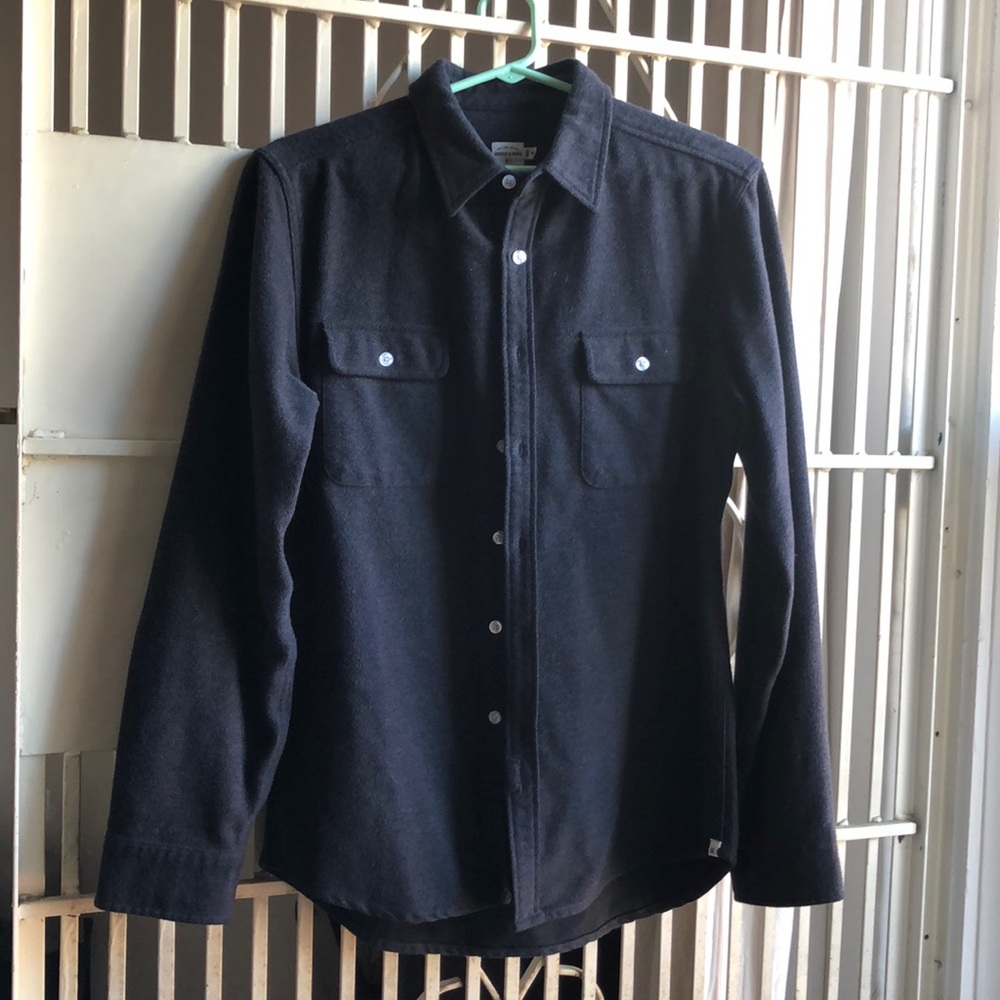 Bridge & Burn Wool Blend Grey overshirt M